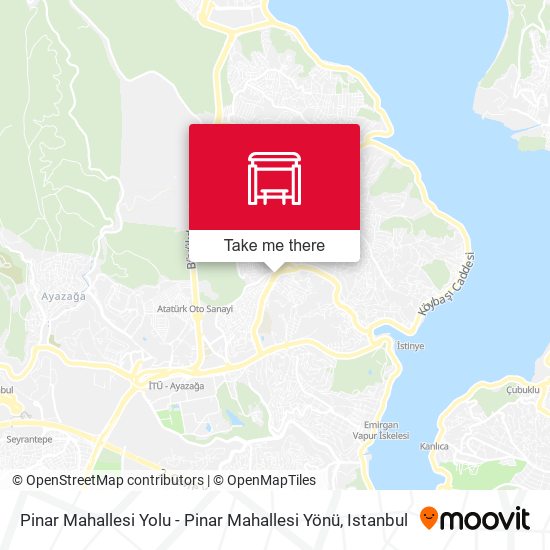 Pinar Mahallesi Yolu - Pinar Mahallesi Yönü map