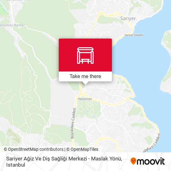 Sariyer Ağiz Ve Diş Sağliği Merkezi - Maslak Yönü map