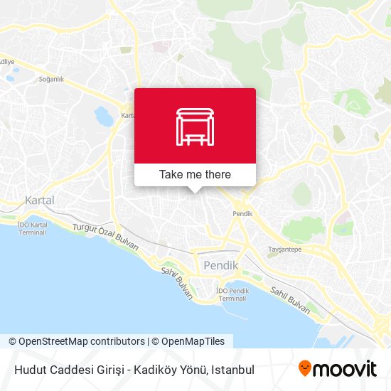 Hudut Caddesi Girişi - Kadiköy Yönü map
