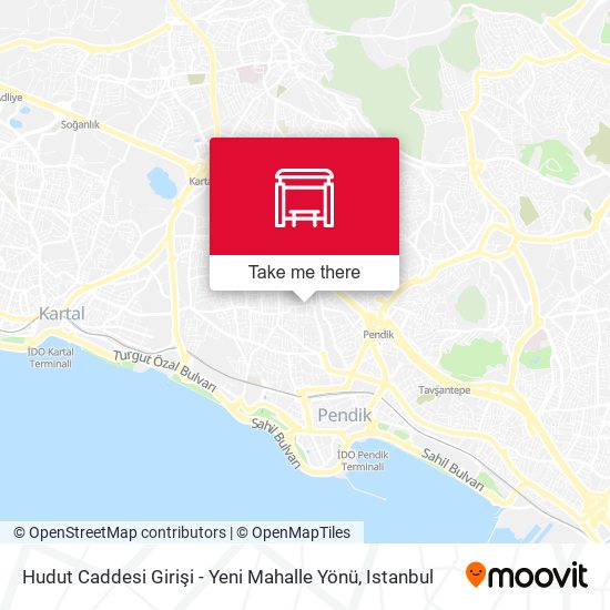 Hudut Caddesi Girişi - Yeni Mahalle Yönü map