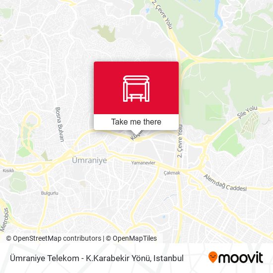 Ümraniye Telekom - K.Karabekir Yönü map