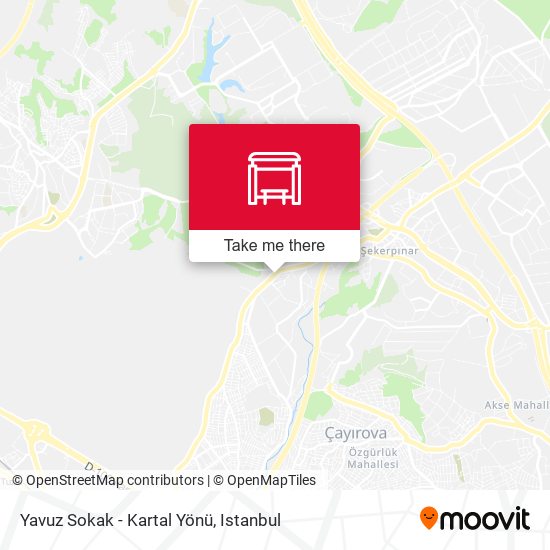 Yavuz Sokak - Kartal Yönü map