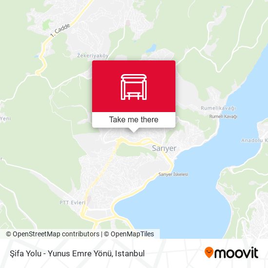 Şifa Yolu - Yunus Emre Yönü map