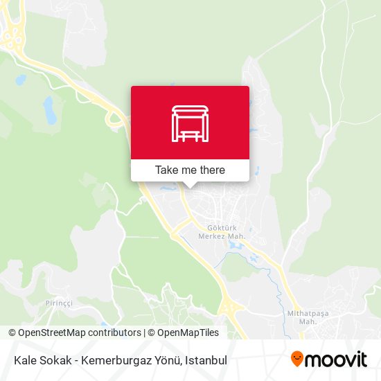Kale Sokak - Kemerburgaz Yönü map