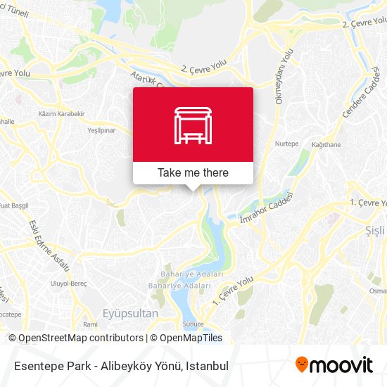 Esentepe Park - Alibeyköy Yönü map