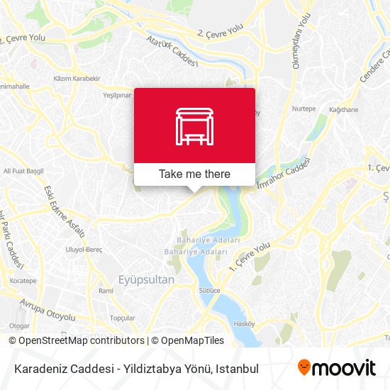Karadeniz Caddesi - Yildiztabya Yönü map