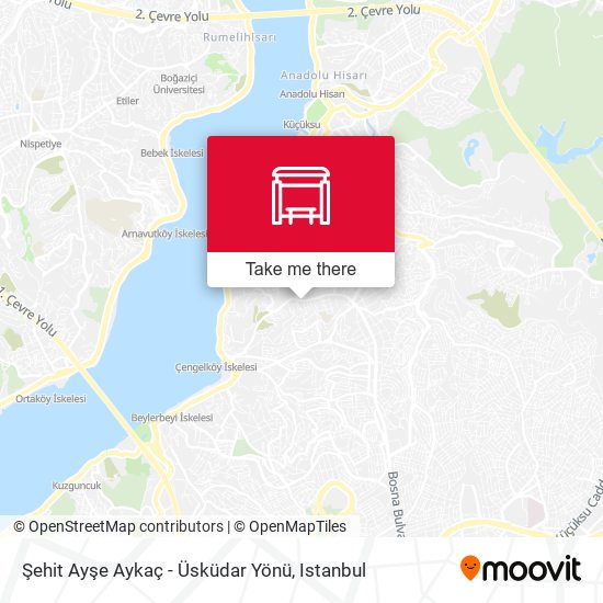 Şehit Ayşe Aykaç - Üsküdar Yönü map
