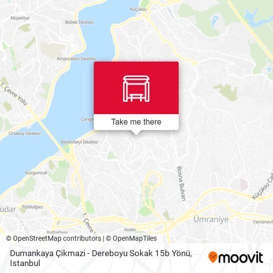 Dumankaya Çikmazi - Dereboyu Sokak 15b Yönü map