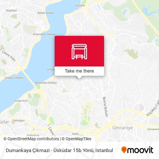 Dumankaya Çikmazi - Üsküdar  15b Yönü map
