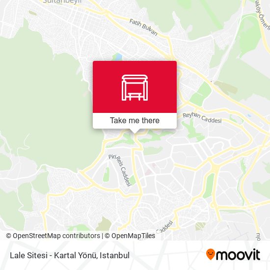 Lale Sitesi - Kartal Yönü map