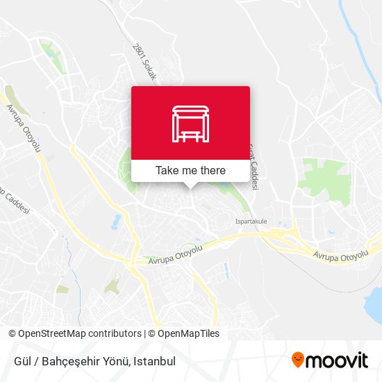 Gül / Bahçeşehir Yönü map