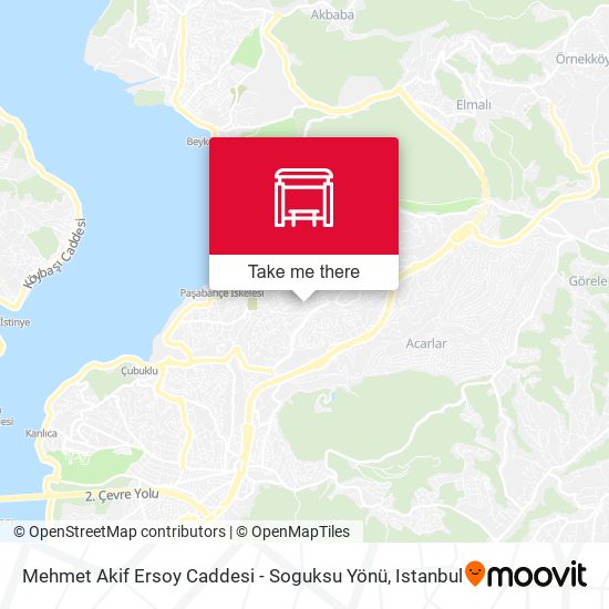 Mehmet Akif Ersoy Caddesi - Soguksu Yönü map