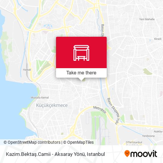Kazim.Bektaş.Camii - Aksaray Yönü map