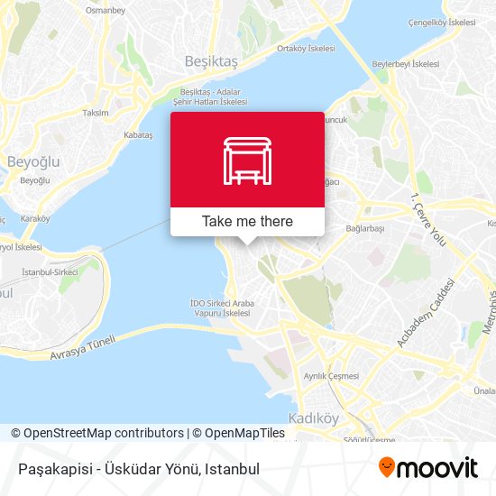 Paşakapisi - Üsküdar Yönü map