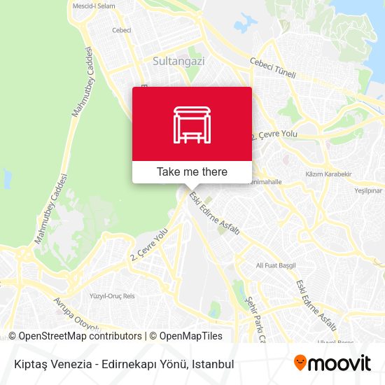 Kiptaş Venezia - Edirnekapı Yönü map