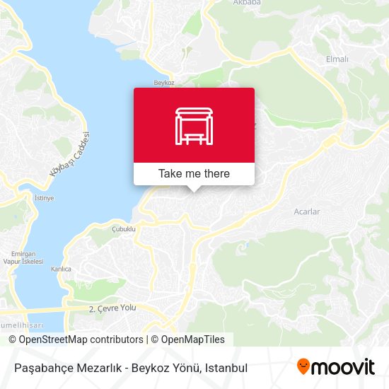 Paşabahçe Mezarlık - Beykoz Yönü map