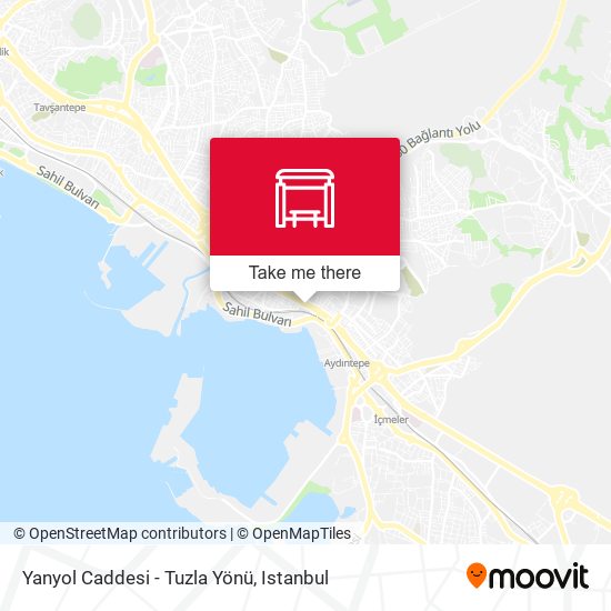 Yanyol Caddesi - Tuzla Yönü map
