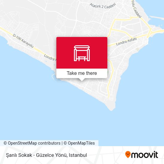 Şanlı Sokak - Güzelce Yönü map