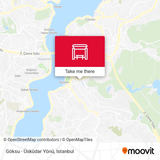 Göksu - Üsküdar Yönü map