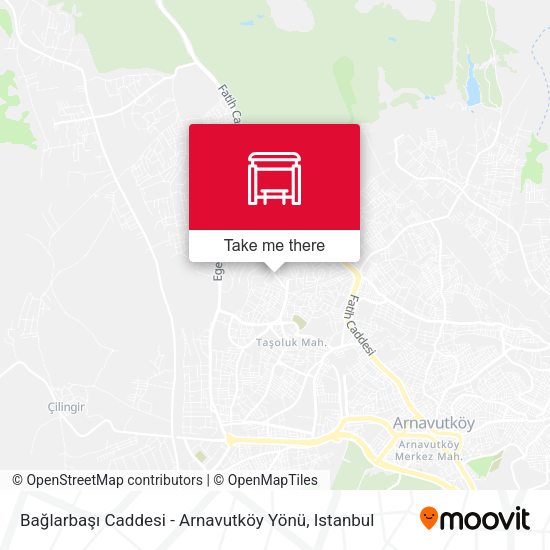 Bağlarbaşı Caddesi - Arnavutköy Yönü map
