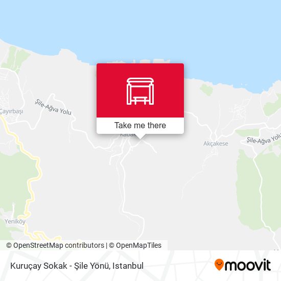 Kuruçay Sokak - Şile Yönü map
