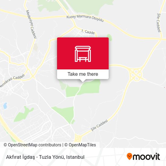 Akfırat İgdaş - Tuzla Yönü map