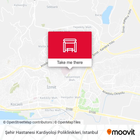 Şehir Hastanesi Kardiyoloji Poliklinikleri map