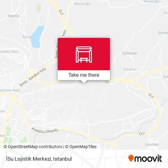 İSu Lojistik Merkezi map