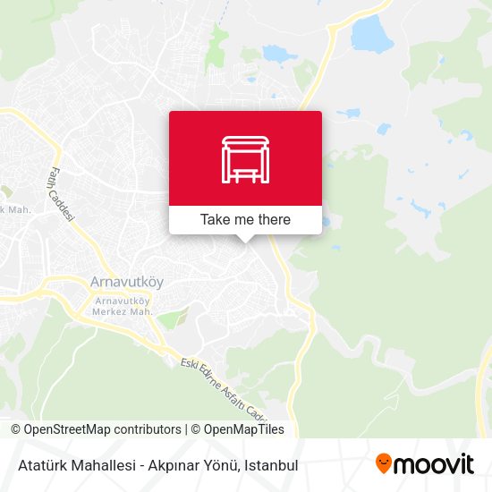 Atatürk Mahallesi - Akpınar Yönü map