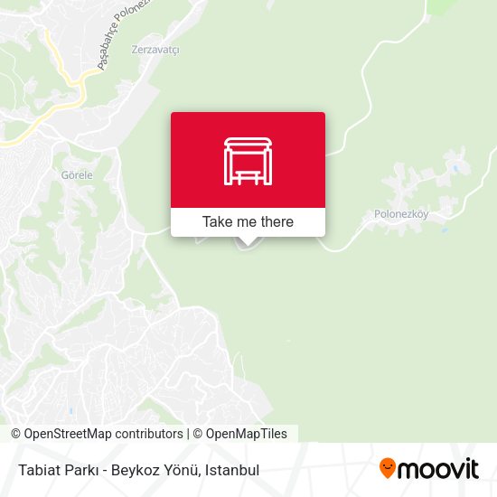Tabiat Parkı - Beykoz Yönü map