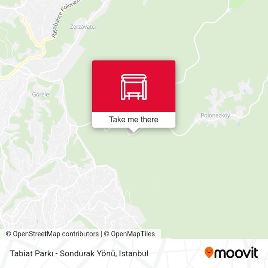 Tabiat Parkı - Sondurak Yönü map