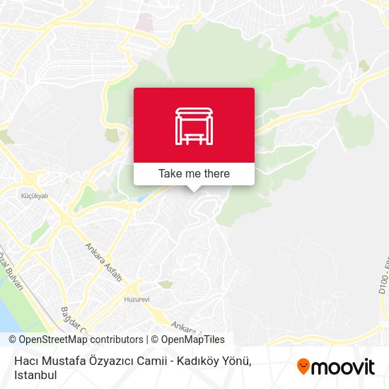 Hacı Mustafa Özyazıcı Camii - Kadıköy Yönü map