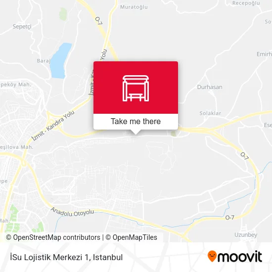 İSu Lojistik Merkezi 1 map