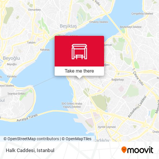 Halk Caddesi map