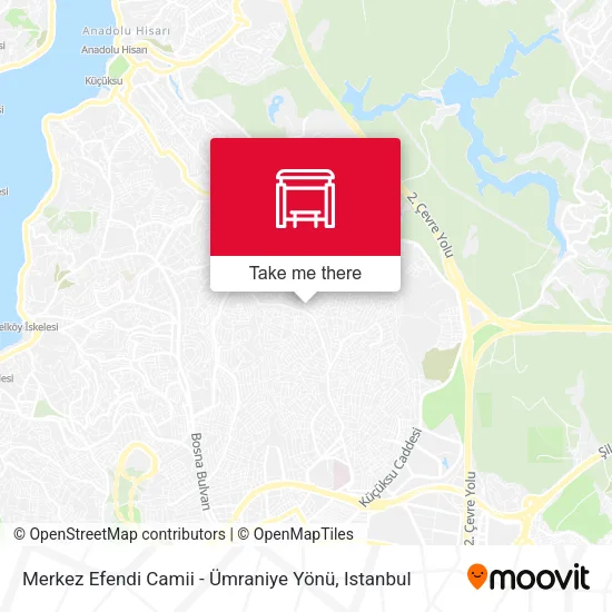 Merkez Efendi Camii - Ümraniye Yönü map