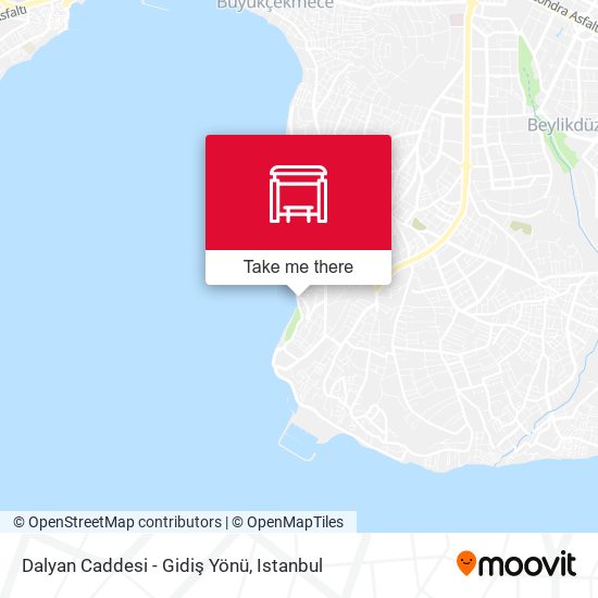 Dalyan Caddesi - Gidiş Yönü map