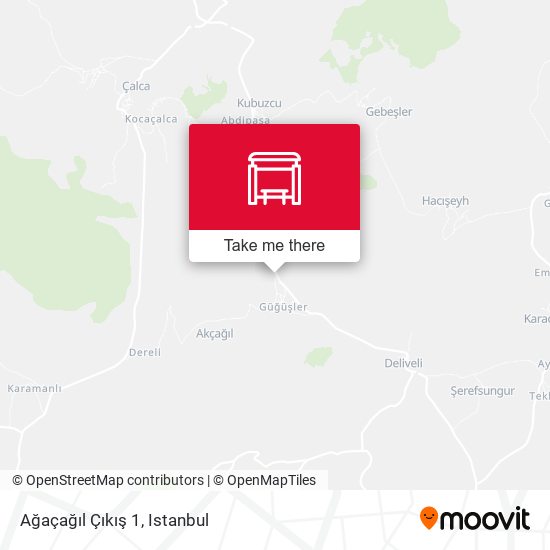 Ağaçağıl Çıkış 1 map