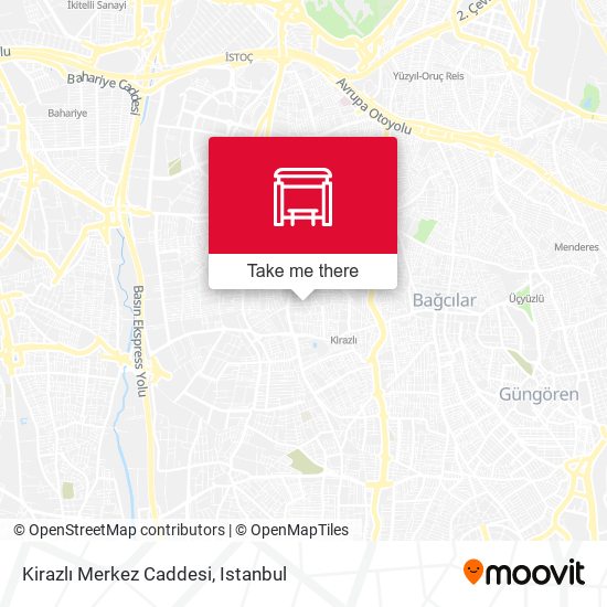 Kirazlı Merkez Caddesi map