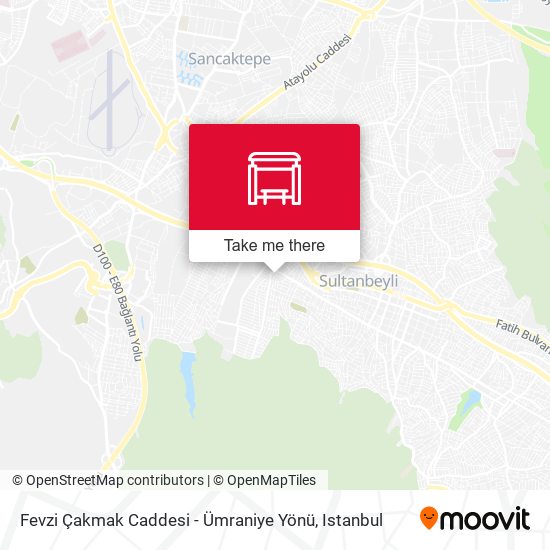 Fevzi Çakmak Caddesi - Ümraniye Yönü map