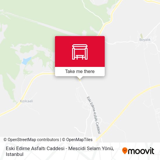 Eski Edirne Asfaltı Caddesi - Mescidi Selam Yönü map