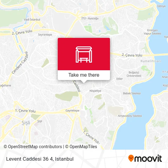 Levent Caddesi 36 4 map