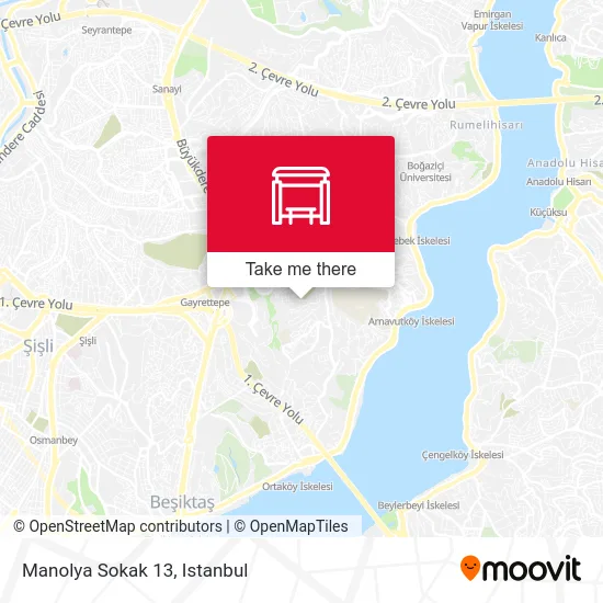 Manolya Sokak 13 map