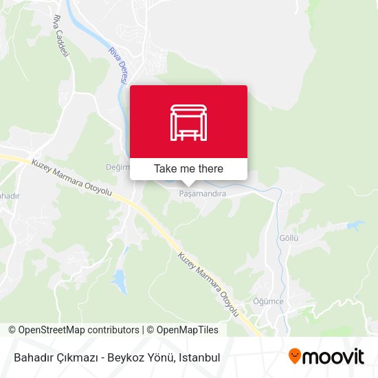 Bahadır Çıkmazı - Beykoz Yönü map