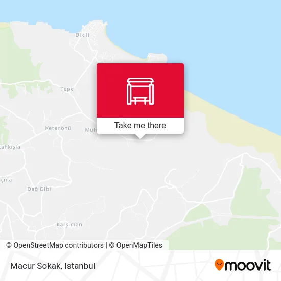 Macur Sokak map