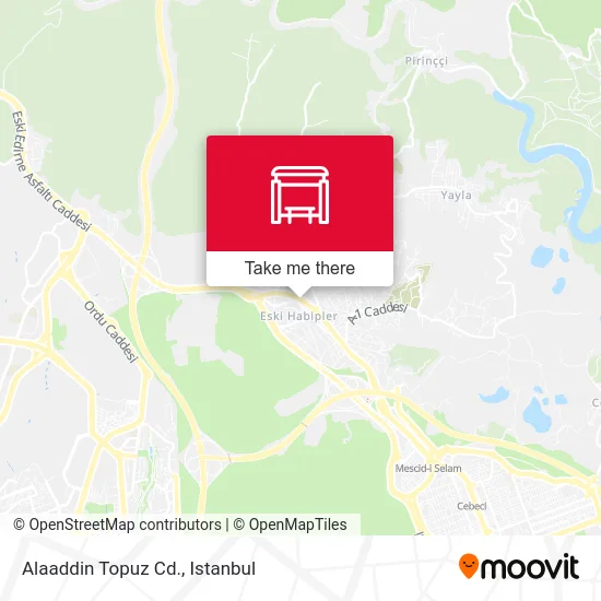 Alaaddin Topuz Cd. map