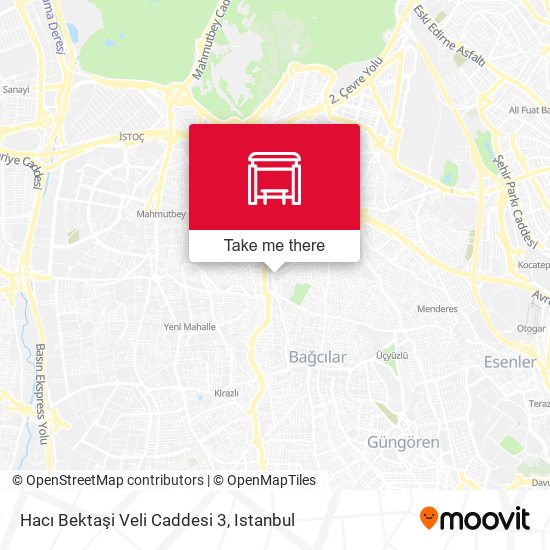 Hacı Bektaşi Veli Caddesi 3 map