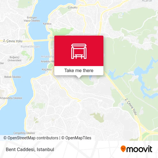 Bent Caddesi map