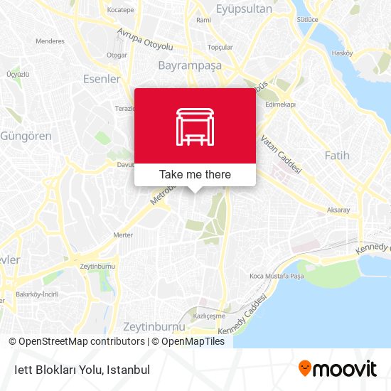 Iett Blokları Yolu map
