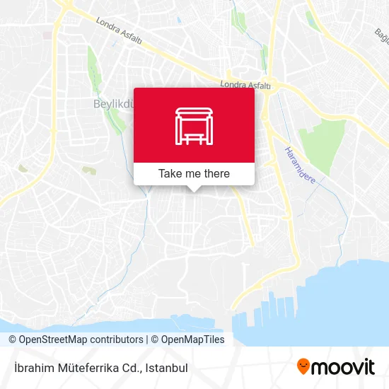 İbrahim Müteferrika Cd. map