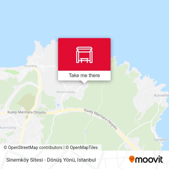 Sinemköy Sitesi - Dönüş Yönü map